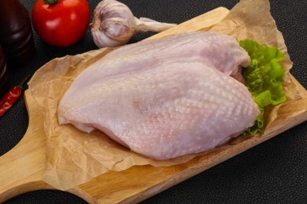 BONE IN SKIN ON BREAST